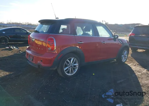 2014 Mini Countryman Cooper S z USA, uszkodzony, nr VIN WMWZC3C54EWP51868